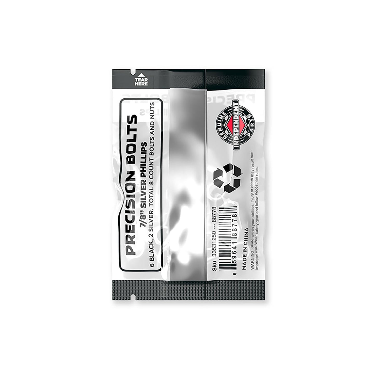 Independent Genuine Parts 7/8" Phillips Hardware (Silver/Black)