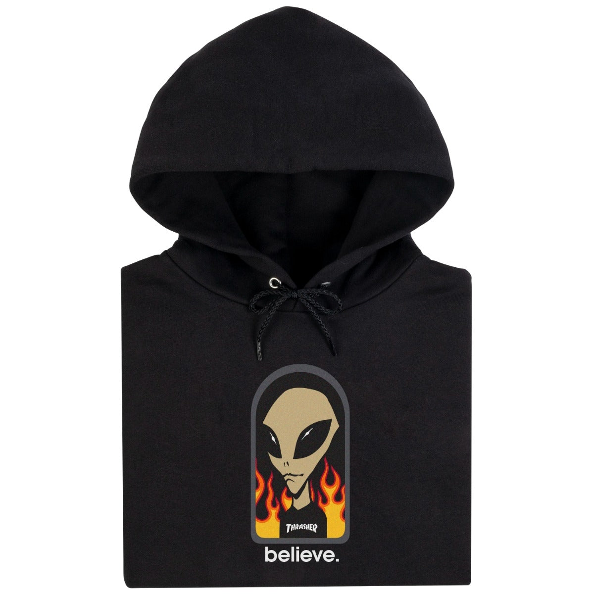 Thrasher Magazine x AWS Believe Hooded Sweatshirt (Black)