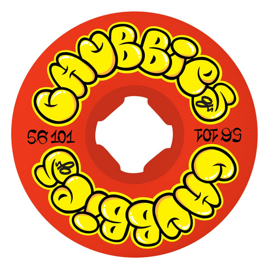 OJ Wheels Throw Ups Chubbies (Red) 56mm 101a