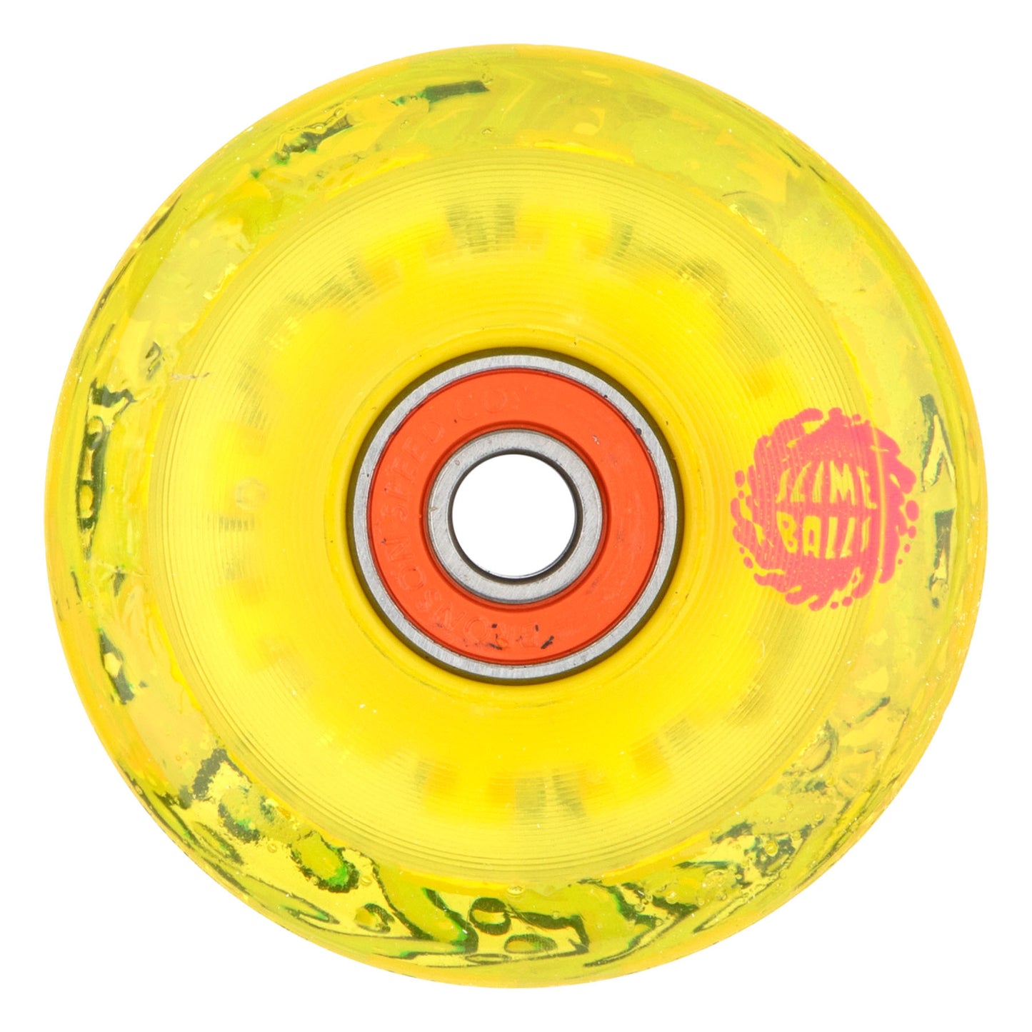 60mm Gator Swamp Spew Light Ups OG Slime Yellow 78a Slime Balls Wheels
