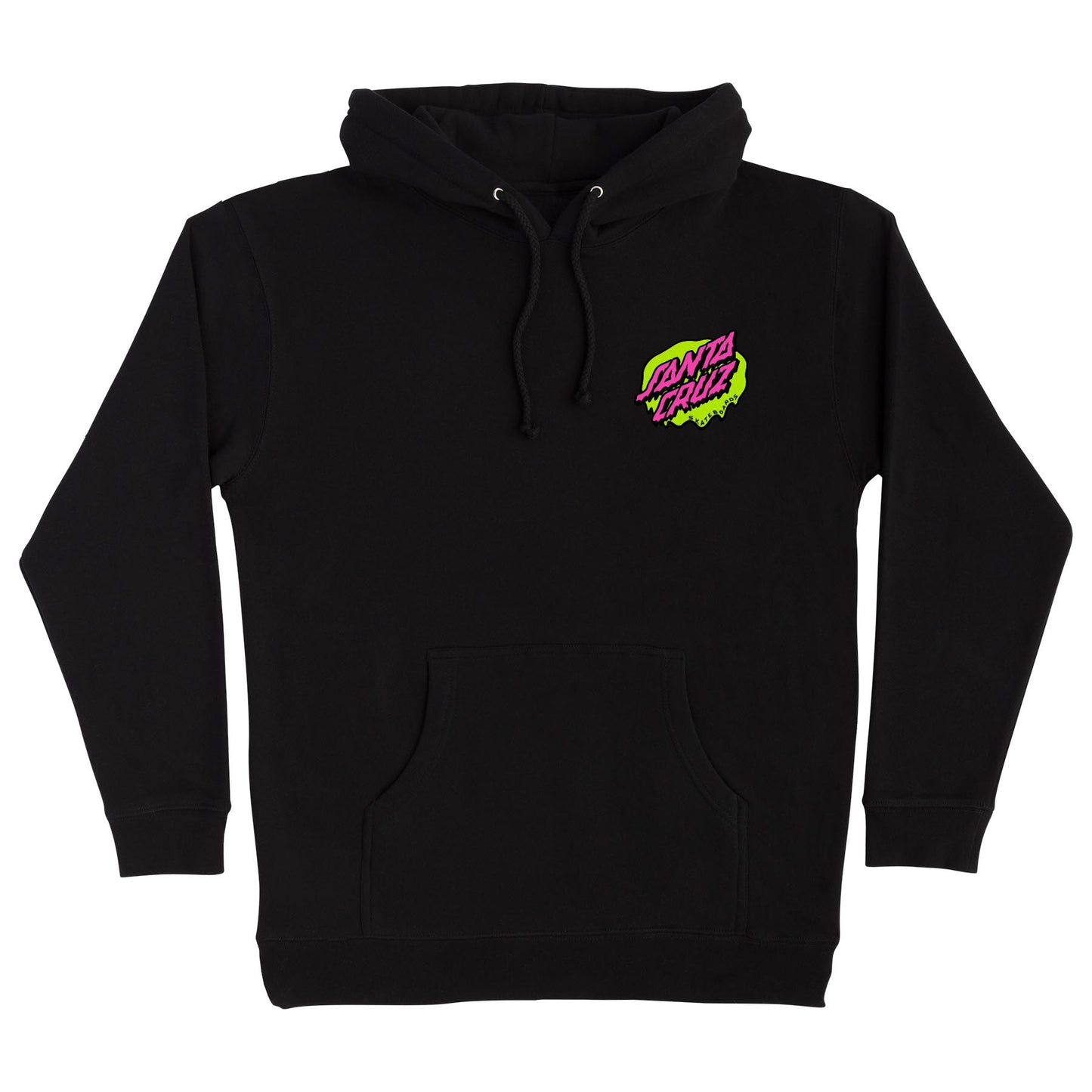 Santa Cruz Slime Scream P/O Hooded Heavyweight Sweatshirt (Black)