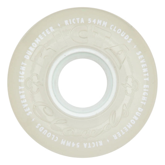 Ricta Clouds Glow In The Dark 54mm 78a Skateboard Wheels