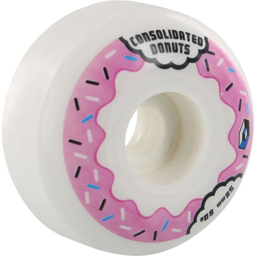 Consolidated Donuts Wheels 58mm 80a (Set of 4)