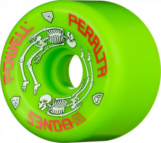 Powell Peralta Green G-Bones Wheels 64mm/97a (Set of 4)