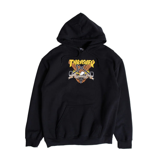 Thrasher X Antihero Eaglegram Hooded Sweatshirt (Black)
