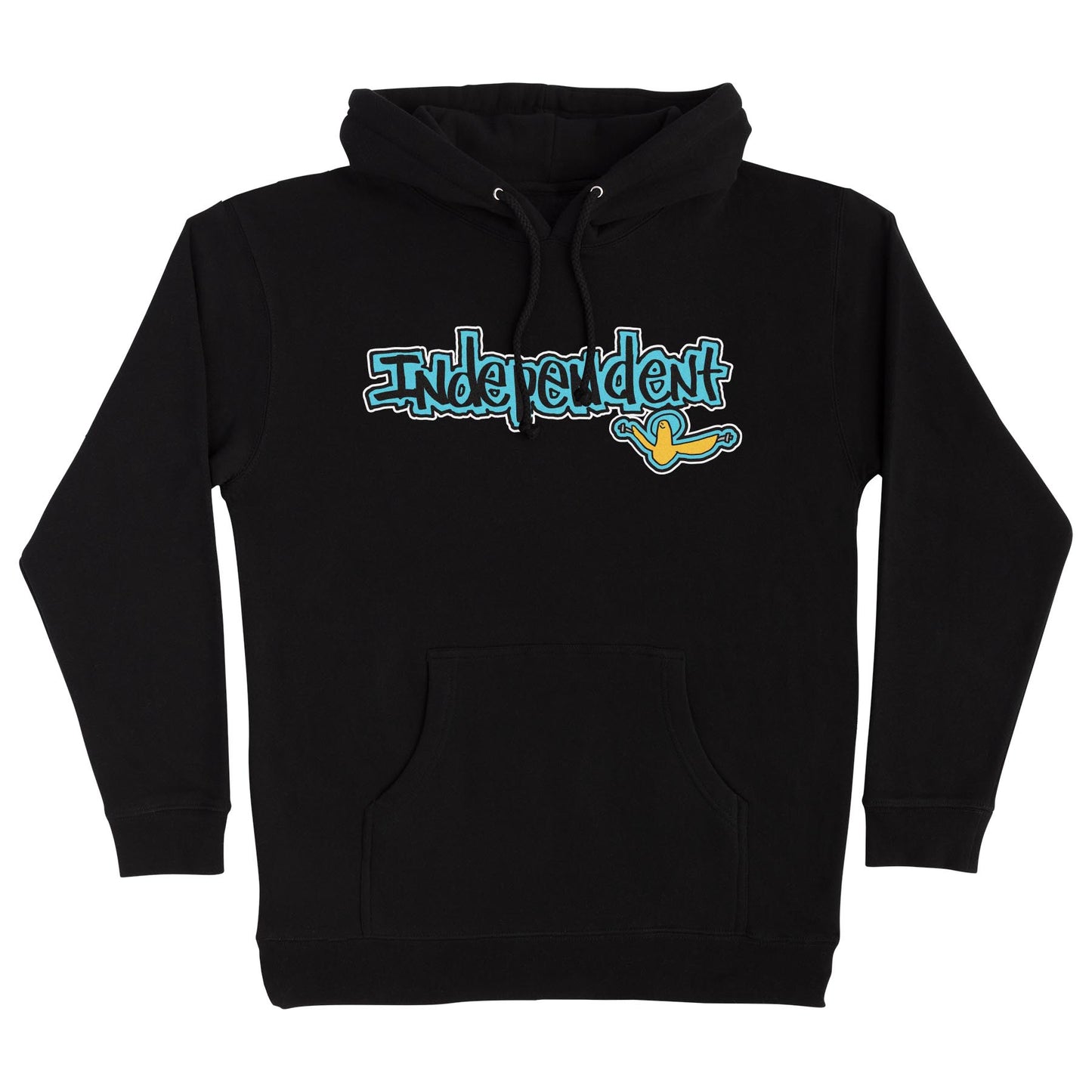 Gonz Bar P/O Hooded Heavyweight Sweatshirt Black Mens Independent