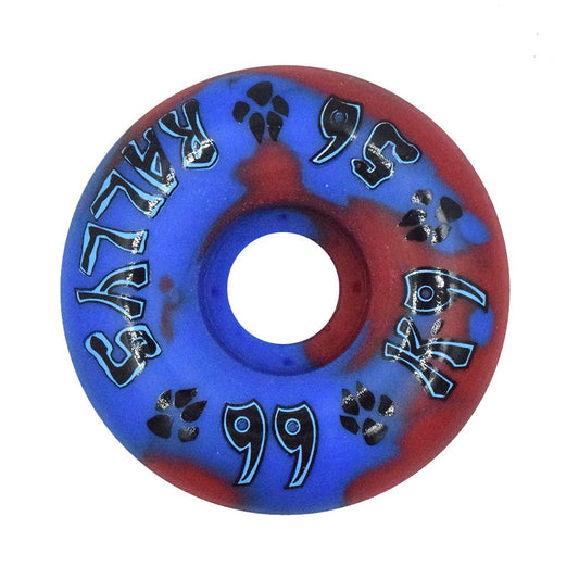 Dogtown K-9 Rallys Wheels 56mm x 99a - Red/Blue (Set of 4)