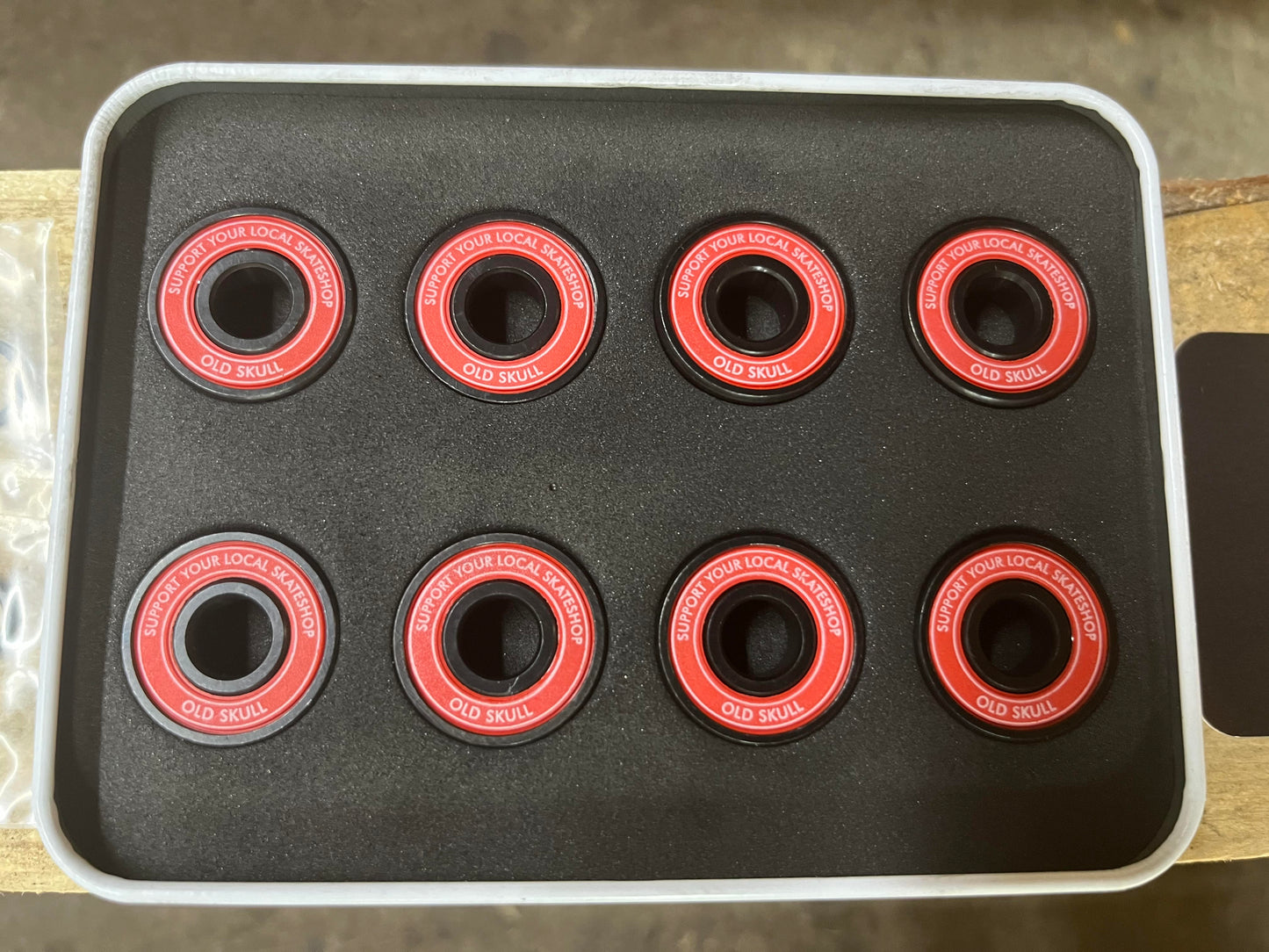 QUANTUM BEARINGS X OLD SKULL SKATE SHOP DAY SKATEBOARD BEARINGS