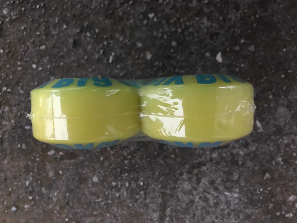 Old School NOS Vision Big Wheel Wheels 67MM/97A Yellow